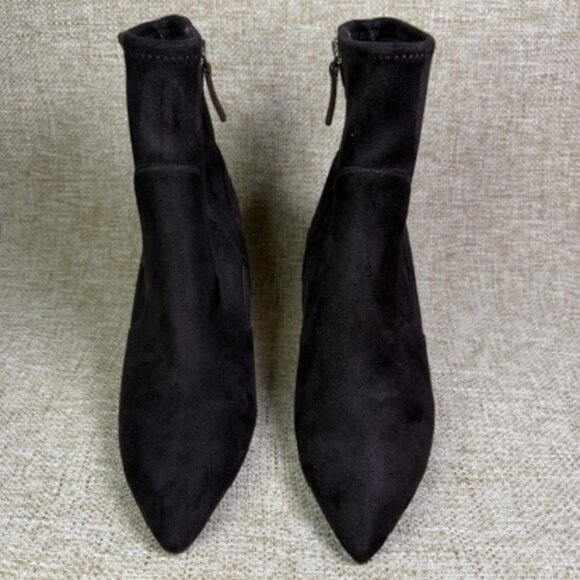 Nine West Shoes - Nine West Cadence suede Heeled ankle boots in Dark Chocolate. Size 8